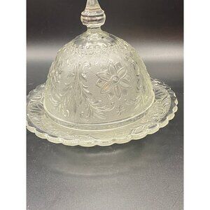 Tiara Clear Domed Butter Dish